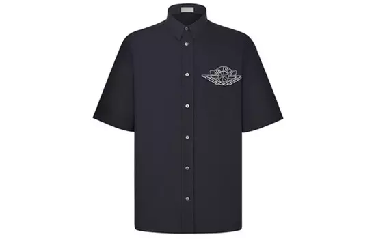 Jordan Quarterly New Products Рубашка унисекс темно-синяя Dior, темно-синий
