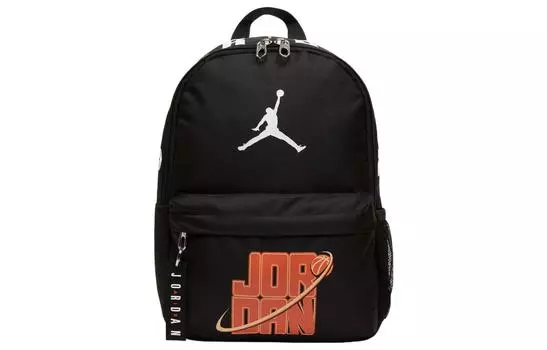 Jordan Рюкзак из полиэстера, обычный, мужской, черный