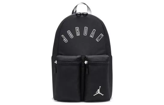 Jordan Рюкзак из полиэстера, обычный, мужской, черный