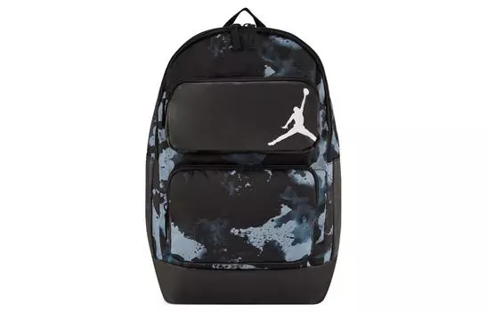 Jordan Рюкзак из полиэстера, обычный, мужской, невидимый, серый