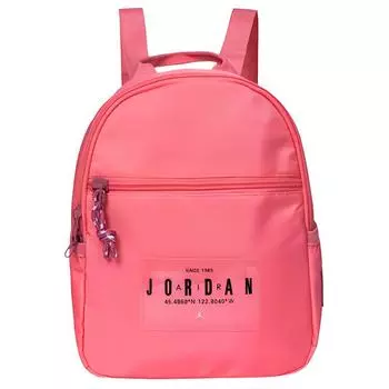 Jordan Рюкзак из полиэстера, обычный, женский, клубнично-розовый