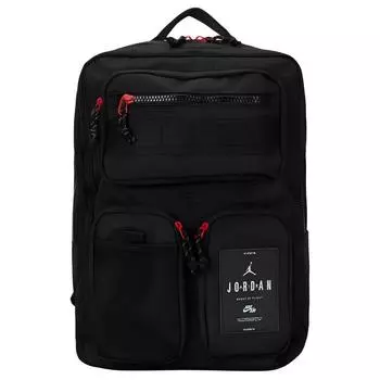 Jordan Рюкзак из полиэстера среднего размера, унисекс, черный