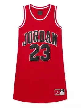 Jordan сетчатое платье мини Jordan 23, красный