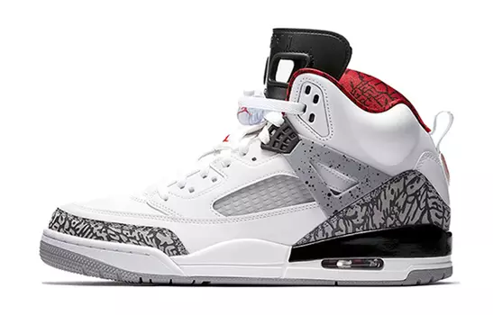 Кроссовки Jordan Spizike Vintage Basketball 317321-122, белый/серый