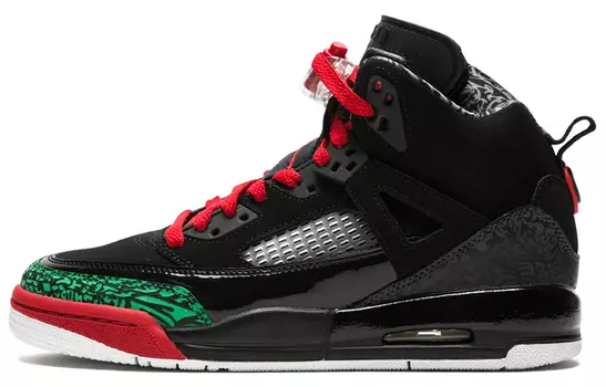 Кроссовки Jordan Spizike Vintage Basketball, черный/красный/зеленый