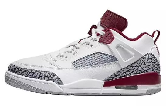 Jordan Spizike винтажные баскетбольные кроссовки мужские, White/Red