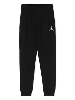 Jordan спортивные брюки с вышитым логотипом, черный