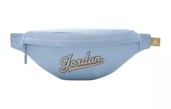 Jordan Сумка-кошелек MVP из полиэстера, сумка-кроссбоди, поясная сумка, обычная, унисекс, сине-серая