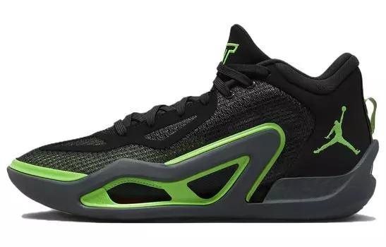 Jordan Tatum 1 Баскетбольные кроссовки мужские, Black/Green