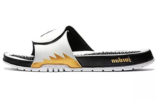 Шлепанцы и сланцы JORDAN Hydro 5 Retro Slide 'White Metallic Gold'