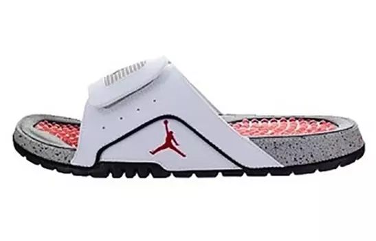Шлепанцы и сланцы JORDAN Hydro 4 Retro White Red Slippers