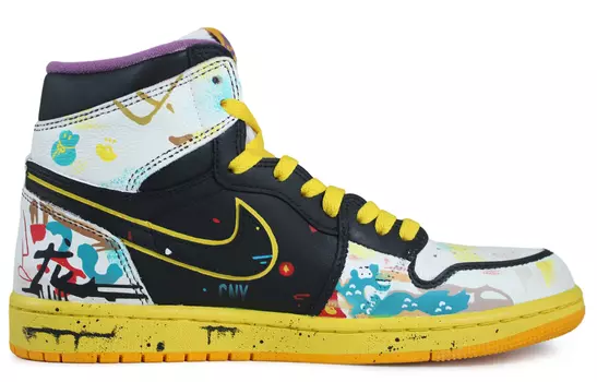 Jordan Vintage Баскетбольные кроссовки унисекс, Black