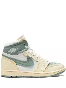 Кроссовки Jordan Air Jordan 1, зеленый/бежевый
