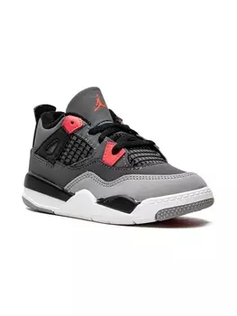 Jordan высокие кроссовки Air Jordan 4, серый