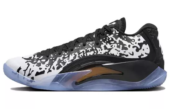 Кроссовки Air Jordan Zion 3, черный/белый/синий/коричневый