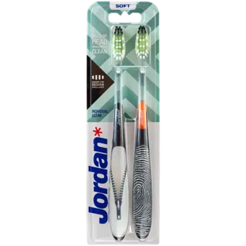 Jordan зубная щетка мягкая, 2 шт/1 упаковка