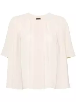 JOSEPH блузка Bouloi без воротника, серый