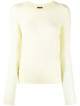 JOSEPH кашемировый топ с длинными рукавами, желтый