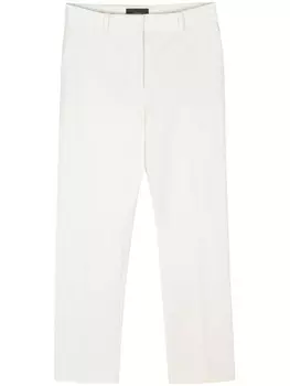 JOSEPH креповые зауженные брюки, белый