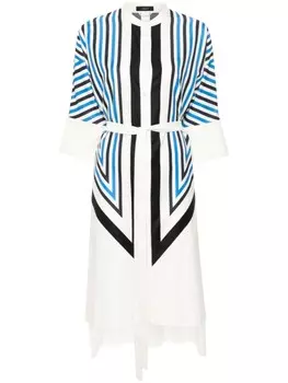 JOSEPH платье-рубашка в полоску Dania, белый