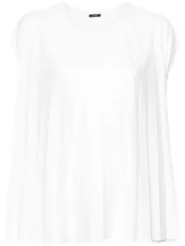 JOSEPH плиссированный топ без рукавов, белый