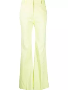 JOSEPH расклешенные брюки с завышенной талией, желтый