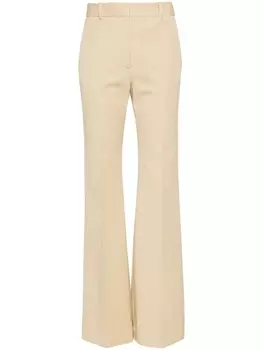 JOSEPH расклешенные брюки Tafira строгого кроя, нейтральный цвет