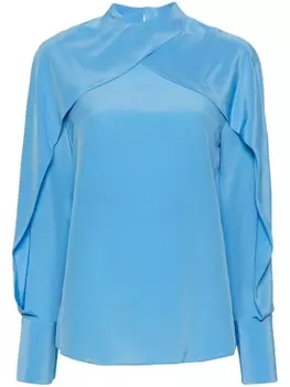 JOSEPH шелковая блузка Bailie, синий