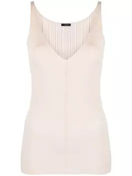 JOSEPH топ с V-образным вырезом, нейтральный цвет