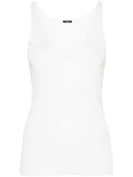 JOSEPH топ в рубчик, белый