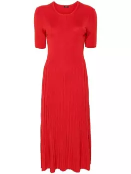 JOSEPH трикотажное платье миди, красный