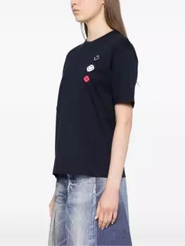 Joshua Sanders футболка в технике пэчворк, синий