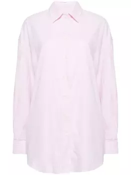 Joshua Sanders полосатая рубашка с аппликацией, розовый