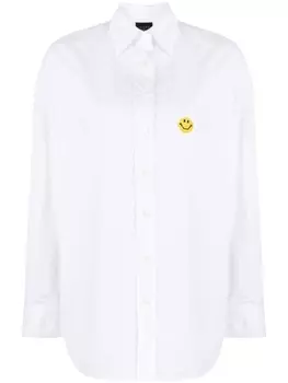 Joshua Sanders рубашка с принтом, белый