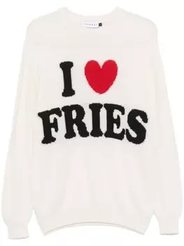 Joshua Sanders свитер с надписью, нейтральный цвет