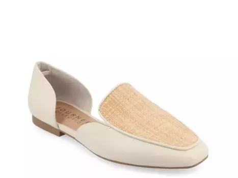 Journee Collection Коллекция Journee Kennza Flat, Off White
