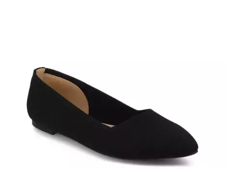 Journee Collection Коллекция Journee Minnah Flat, Черный
