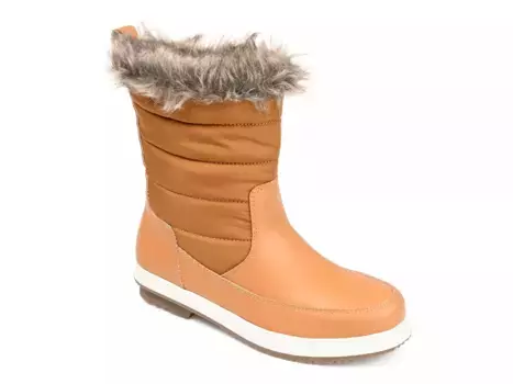 Journee Collection Marie Snow Boot - женские, коньячного цвета
