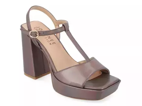 Journee Collection Сандалии Parson из коллекции Journee, фиолетовый