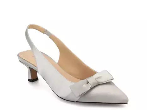 Journee Collection Туфли Paloma Pump из коллекции Journee, серебристые