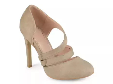 Journee Collection Туфли Zeera из коллекции Journee, бежевые