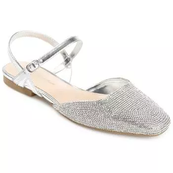 Journee Collection Женские кроссовки Tru Comfort Foam Nysha Flat, серебряный