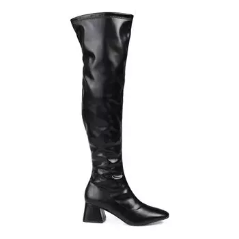 Journee Collection Женские сапоги до бедра Melika Tru Comfort Foam Journee Collection, бежевый
