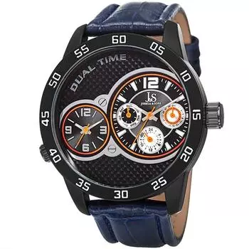 JS97 Повседневные часы в круглом корпусе Joshua&Sons, черный