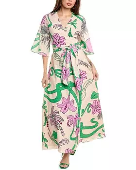 JUAN DE DIOS Платье с запахом Teresa, фиолетовый