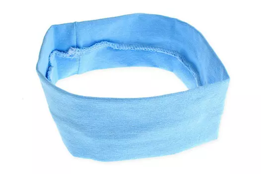 Jubileo, Повязка на голову из ткани голубого цвета