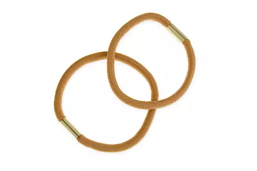 Jubileo, Резинки для волос Светло-коричневые резинки 2