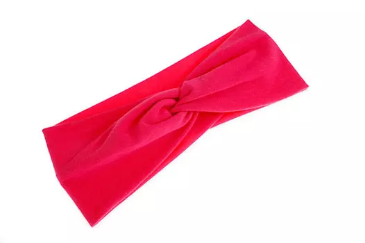 Jubileo, Широкий винтажный вязаный ободок розовый розовый