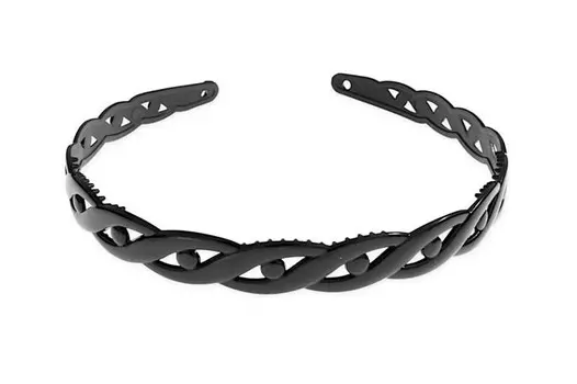 Jubileo, Спортивная повязка для волос, пластик, черный