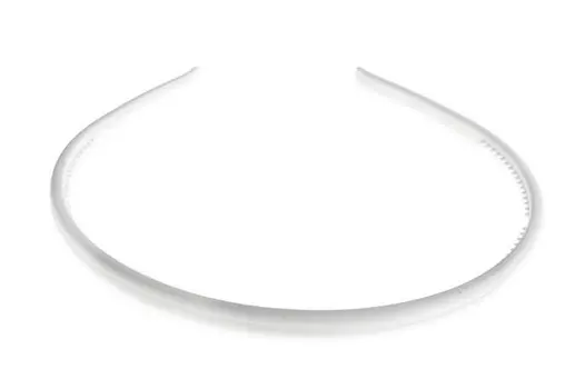 Jubileo, Тонкая белая повязка для волос с гребешками